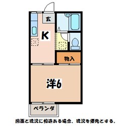 メゾン三郷　1号棟の物件間取画像